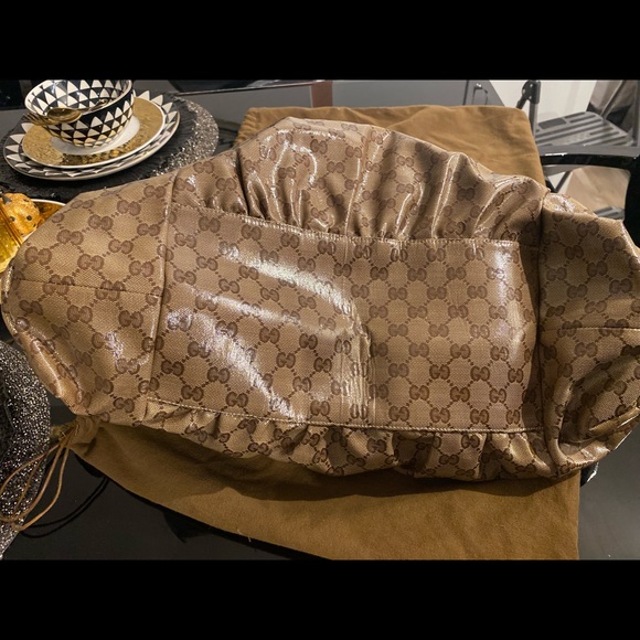 Gucci Original GG Crystal Hysteria Shoulder Hobo Bag - Picture 6 of 14